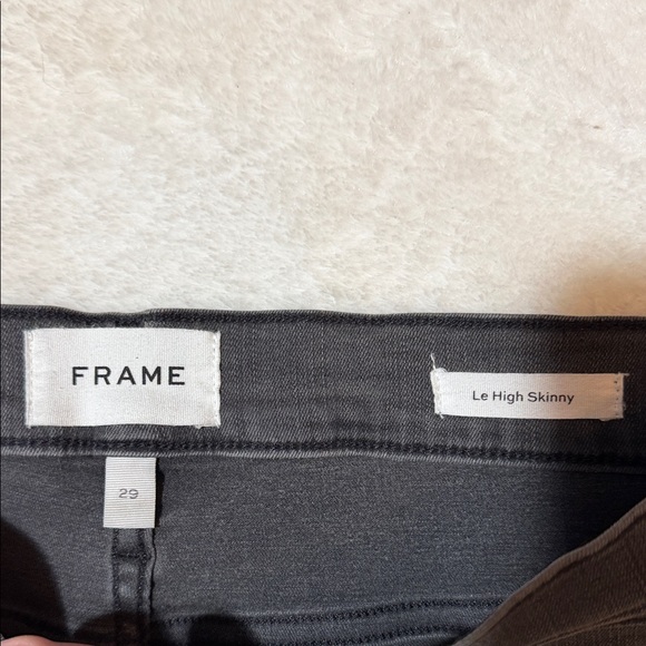 Frame Denim Women's Gray Le High Skinny Jean - Picture 4 of 7